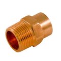 American Imaginations 0.75 in. x 1 in. Copper Male Reducing Adapter - Cast AI-35713